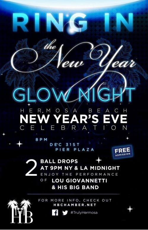 New Year's Eve at Hermosa Beach Pier Plaza with Live Music by Lou Giovannetti & His Big Band