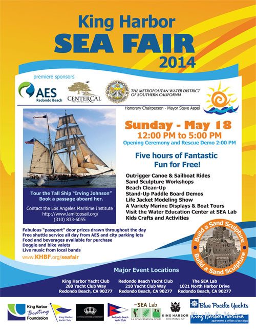 Annual King Harbor Sea Fair Brings Tall Ships to Redondo South Bay Events