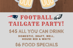 The Standing Room is hosting a Football Tailgate Party in Hermosa Beach
